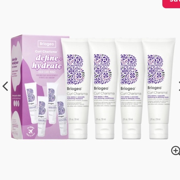 New! TWO briogeo define + hydrate hair care minis sets 27608 - Picture 11 of 11